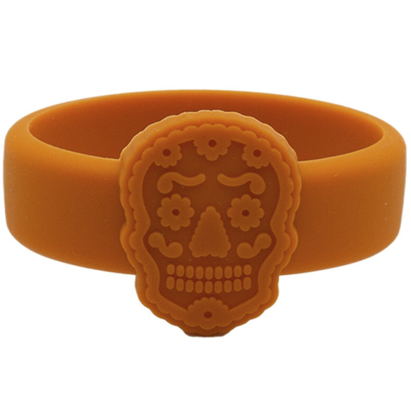 6 Pack Set Modelo Sugar Skull Bottle Markers Bottleneck Drink Tags Glass Markers - Picture 12 of 14